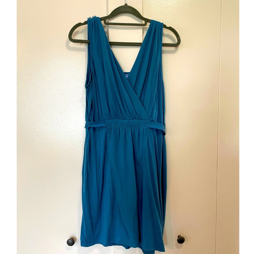 Teal Vera Wang dress